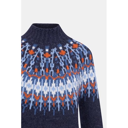 STEFANEL Sweter z wełną - Wielokolorowy - Kobieta - L (L) Stefanel L (L) promocyjna cena Halfprice