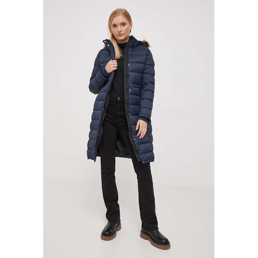 Pepe Jeans kurtka damska kolor granatowy zimowa Pepe Jeans M ANSWEAR.com