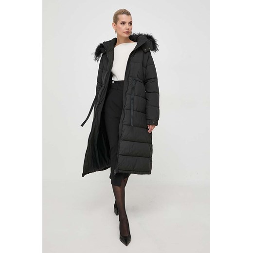 Twinset kurtka damska kolor czarny zimowa Twinset 42 ANSWEAR.com