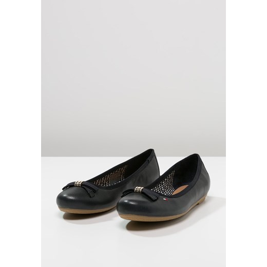 Tommy Hilfiger CAMILLA Baleriny midnight zalando czarny kokardka
