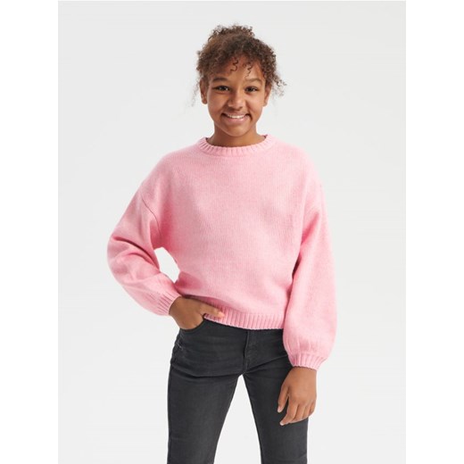 Sinsay - Sweter - różowy ze sklepu Sinsay w kategorii Swetry dziewczęce - zdjęcie 163596882