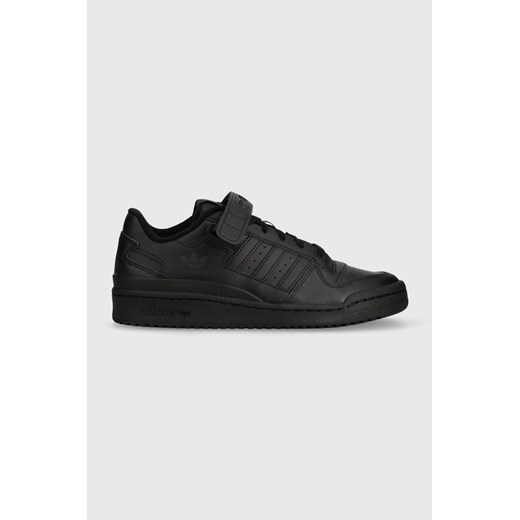 adidas Originals sneakersy skórzane Forum Low GV9766 kolor czarny ze sklepu PRM w kategorii Buty sportowe męskie - zdjęcie 163598430