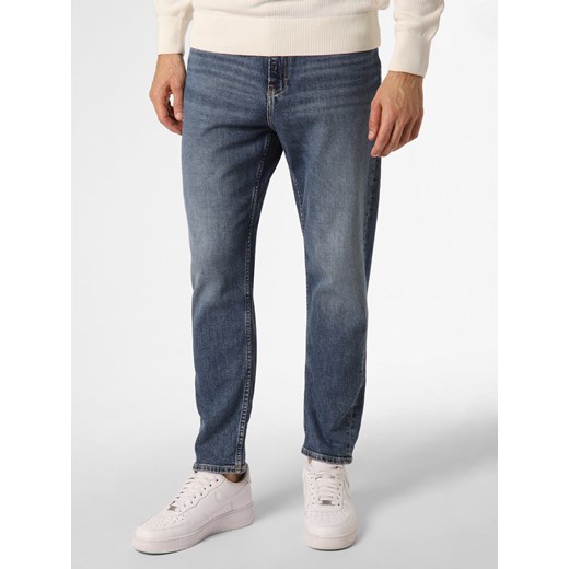Calvin Klein Jeans Jeansy Mężczyźni Bawełna medium stone jednolity ze sklepu vangraaf w kategorii Jeansy męskie - zdjęcie 163601591