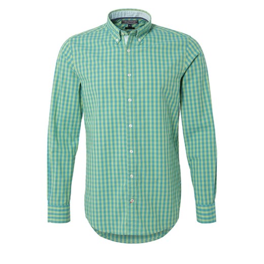 Tommy Hilfiger KOBY NEW YORK FIT Koszula green zalando zielony abstrakcyjne wzory