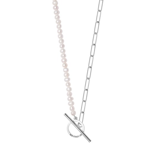 Naszyjnik srebrny z perłami - Pearls ze sklepu YES.pl w kategorii Naszyjniki - zdjęcie 163622570