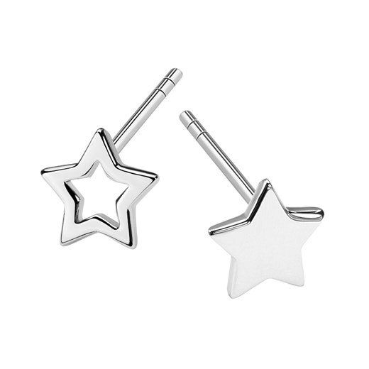 Kolczyki srebrne - gwiazdy - Night Sky ze sklepu YES.pl w kategorii Kolczyki - zdjęcie 163622591