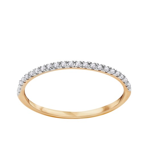 Pierścionek złoty z diamentami - YES Rings ze sklepu YES.pl w kategorii Pierścionki - zdjęcie 163623791