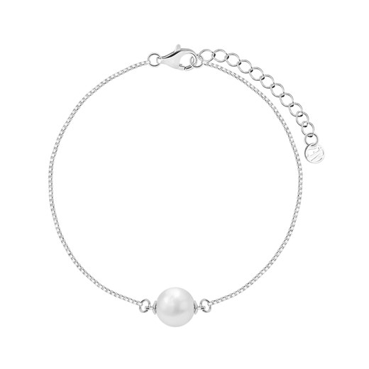 Bransoletka srebrna z perłą - Pearls ze sklepu YES.pl w kategorii Bransoletki - zdjęcie 163626593