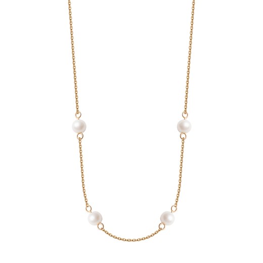 Naszyjnik złoty z perłami - Pearls ze sklepu YES.pl w kategorii Naszyjniki - zdjęcie 163629151