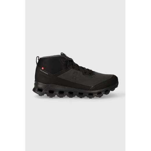 On-running buty CLOUDROAM WATERPROOF męskie kolor czarny ze sklepu PRM w kategorii Buty trekkingowe męskie - zdjęcie 163647142
