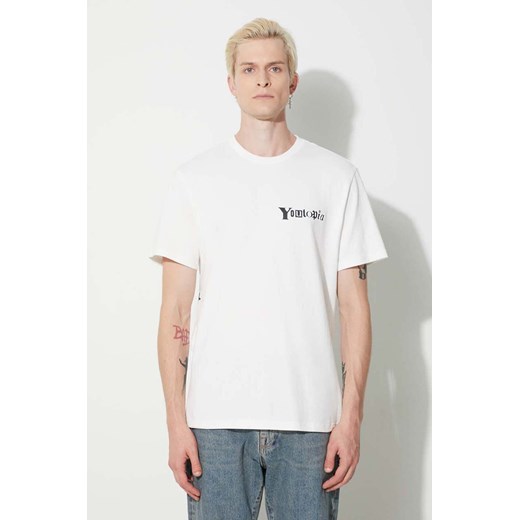 KSUBI t-shirt bawełniany męski kolor biały z nadrukiem ze sklepu PRM w kategorii T-shirty męskie - zdjęcie 163647193