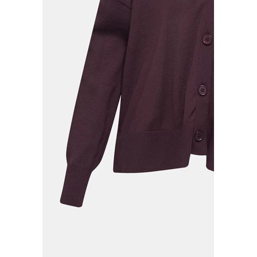 Sweter damski Stefanel w serek wełniany 