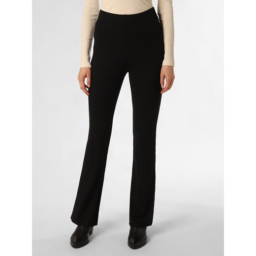 Tom Tailor Denim Spodnie Kobiety Sztuczne włókno czarny jednolity ze sklepu vangraaf w kategorii Spodnie damskie - zdjęcie 163649231