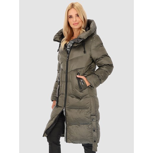 Kurtka damska zimowa połyskująca Perso ze sklepu Eye For Fashion w kategorii Płaszcze damskie - zdjęcie 163650004