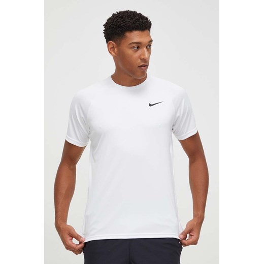 Nike t-shirt treningowy kolor biały gładki Nike S ANSWEAR.com