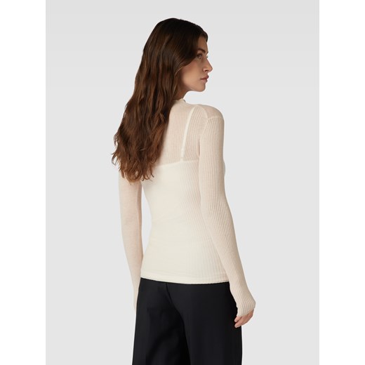 Sweter z dzianiny z efektem prążkowania Marc Cain 44 Peek&Cloppenburg