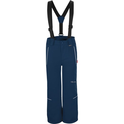 Trollkids Spodnie narciarskie &quot;Holmenkollen&quot; - Slim fit - w kolorze granatowym ze sklepu Limango Polska w kategorii Spodnie chłopięce - zdjęcie 163667110
