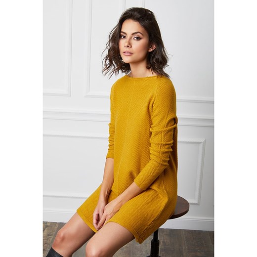 So Cachemire Sukienka &quot;Aalborg&quot; w kolorze żółtym ze sklepu Limango Polska w kategorii Sukienki - zdjęcie 163667284