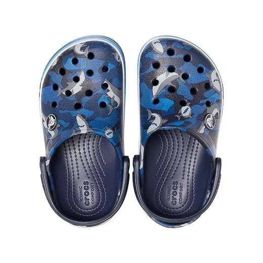 Crocs Chodaki &quot;Crocband Shark&quot; w kolorze granatowym Crocs 20/21 promocyjna cena Limango Polska