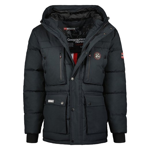 Geographical Norway Parka &quot;Albert&quot; w kolorze granatowym ze sklepu Limango Polska w kategorii Parki męskie - zdjęcie 163667734