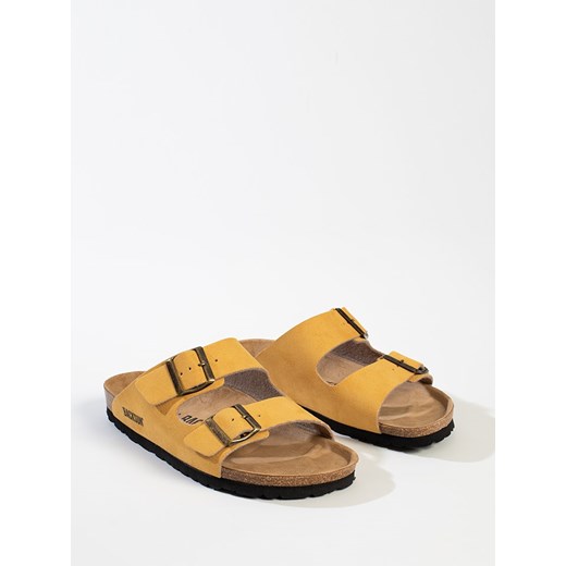 BACKSUN Klapki &quot;Bali&quot; w kolorze żółtym ze sklepu Limango Polska w kategorii Klapki damskie - zdjęcie 163669442