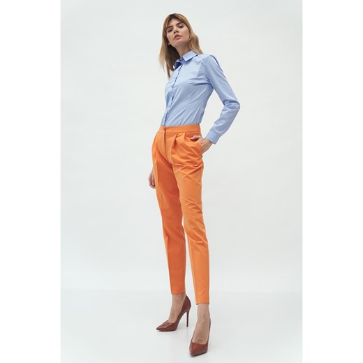 Nife Spodnie w kolorze pomarańczowym ze sklepu Limango Polska w kategorii Spodnie damskie - zdjęcie 163669750