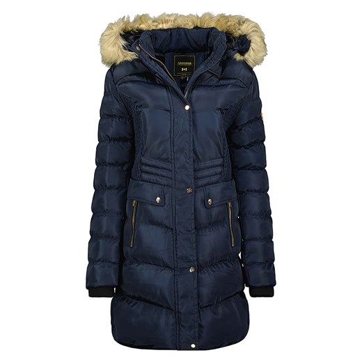 ANAPURNA Płaszcz zimowy &quot;Anadonna&quot; w kolorze granatowym ze sklepu Limango Polska w kategorii Kurtki damskie - zdjęcie 163677722