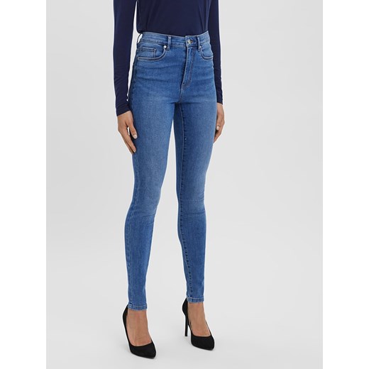 Vero Moda Dżinsy &quot;Sophia&quot; - Skinny fit - w kolorze niebieskim Vero Moda S/L32 wyprzedaż Limango Polska