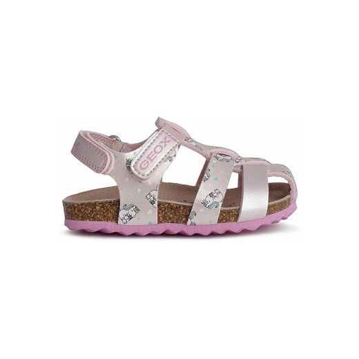Geox Półsandały &quot;Chalki&quot; w kolorze jasnoróżowym ze sklepu Limango Polska w kategorii Sandały dziecięce - zdjęcie 163680420