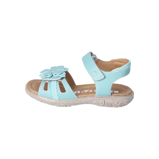 Ricosta Skórzane sandały w kolorze turkusowym ze sklepu Limango Polska w kategorii Sandały dziecięce - zdjęcie 163680540