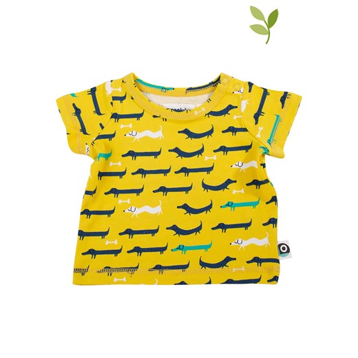 ONNOLULU Koszulka &quot;Driss Dog&quot; w kolorze żółtym ze sklepu Limango Polska w kategorii Koszulki niemowlęce - zdjęcie 163680671
