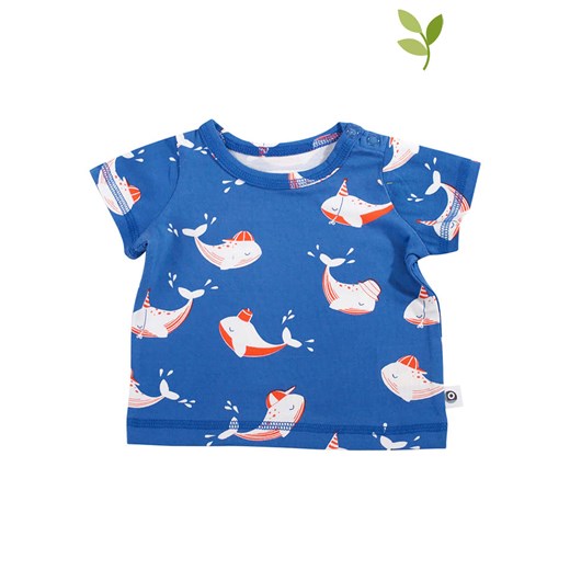 ONNOLULU Koszulka &quot;Driss Whale&quot; w kolorze niebieskim ze sklepu Limango Polska w kategorii Koszulki niemowlęce - zdjęcie 163680673