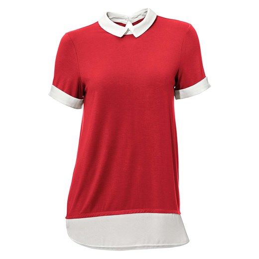 Heine Koszulka w kolorze czerwono-białym Heine 40 promocyjna cena Limango Polska