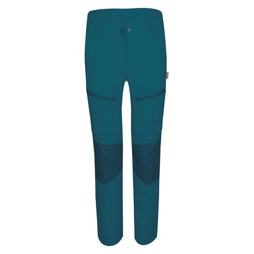 Trollkids Spodnie trekkingowe Zipp-Off &quot;Nordfjord&quot; - Slim fit - w kolorze niebieskim ze sklepu Limango Polska w kategorii Spodnie chłopięce - zdjęcie 163682034