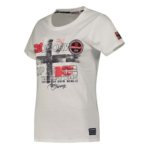 Geographical Norway Koszulka &quot;Jarry&quot; w kolorze białym Geographical Norway L Limango Polska promocyjna cena