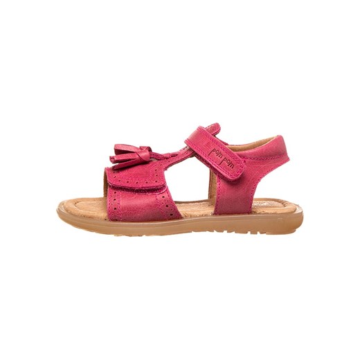 POM POM Skórzane sandały w kolorze różowym Pom Pom 32 promocja Limango Polska