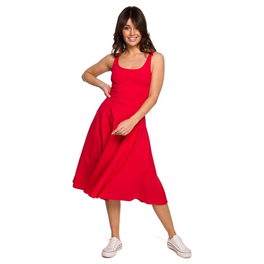 Be Wear Sukienka w kolorze czerwonym ze sklepu Limango Polska w kategorii Sukienki - zdjęcie 163686764
