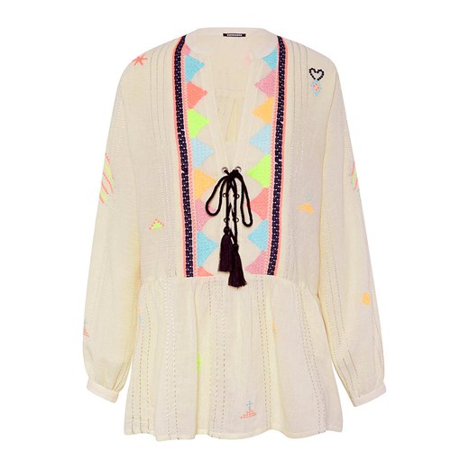 Chiemsee Tunika &quot;Molokai&quot; w kolorze beżowym ze wzorem ze sklepu Limango Polska w kategorii Bluzki damskie - zdjęcie 163687592