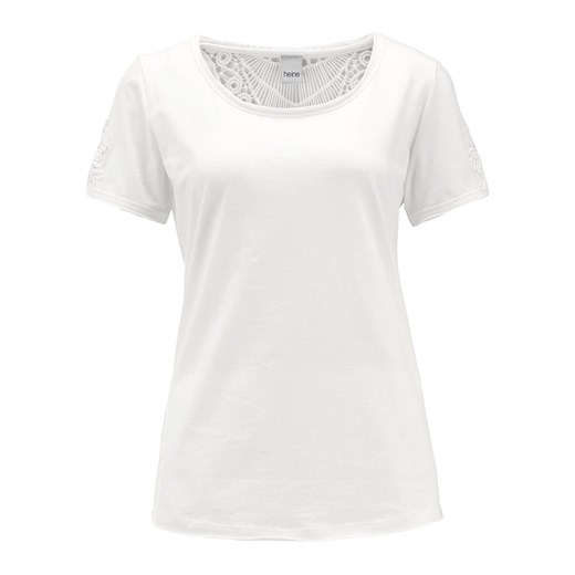 Heine Koszulka w kolorze białym ze sklepu Limango Polska w kategorii Bluzki damskie - zdjęcie 163688563