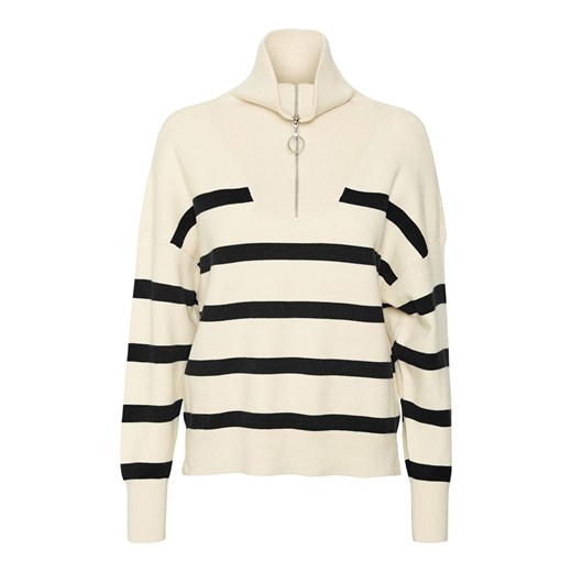 Vero Moda Sweter &quot;Saba&quot; w kolorze czarno-kremowym ze sklepu Limango Polska w kategorii Swetry damskie - zdjęcie 163693564