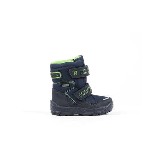 Richter Shoes Botki zimowe w kolorze granatowo-zielonym ze sklepu Limango Polska w kategorii Buty zimowe dziecięce - zdjęcie 163696094