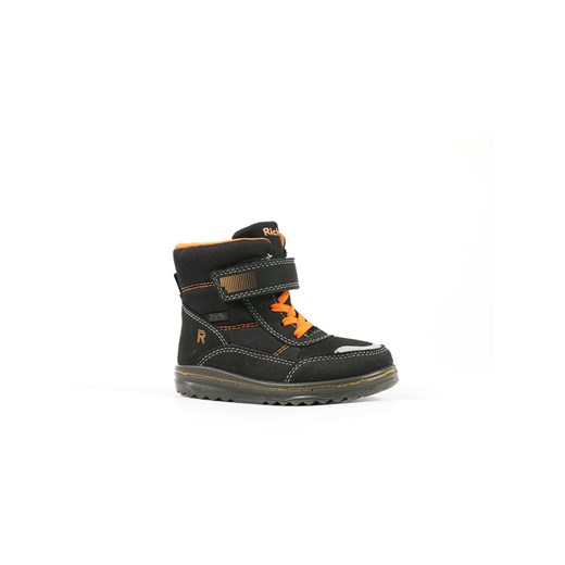 Richter Shoes Botki zimowe w kolorze czarno-pomarańczowym ze sklepu Limango Polska w kategorii Buty zimowe dziecięce - zdjęcie 163696172