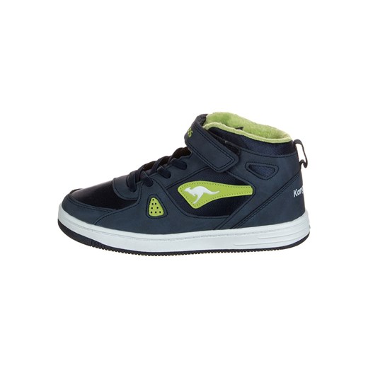 Kangaroos Sneakersy &quot;K-CP Kalley II EV&quot; w kolorze granatowo-limonkowym ze sklepu Limango Polska w kategorii Buty sportowe dziecięce - zdjęcie 163698890