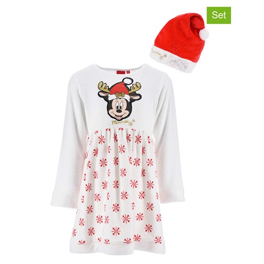 Disney Minnie Mouse 2-częściowy zestaw &quot;Minnie&quot; w kolorze białym ze sklepu Limango Polska w kategorii Piżamy dziecięce - zdjęcie 163705431
