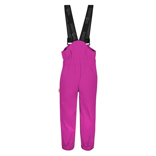 Trollkids Spodnie przeciwdeszczowe &quot;Odda&quot; w kolorze różowym ze sklepu Limango Polska w kategorii Spodnie dziewczęce - zdjęcie 163709362
