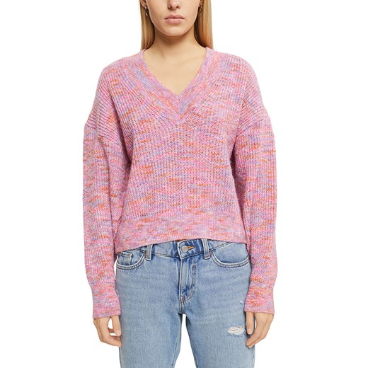 edc by esprit Sweter w kolorze jasnoróżowym ze sklepu Limango Polska w kategorii Swetry damskie - zdjęcie 163712994
