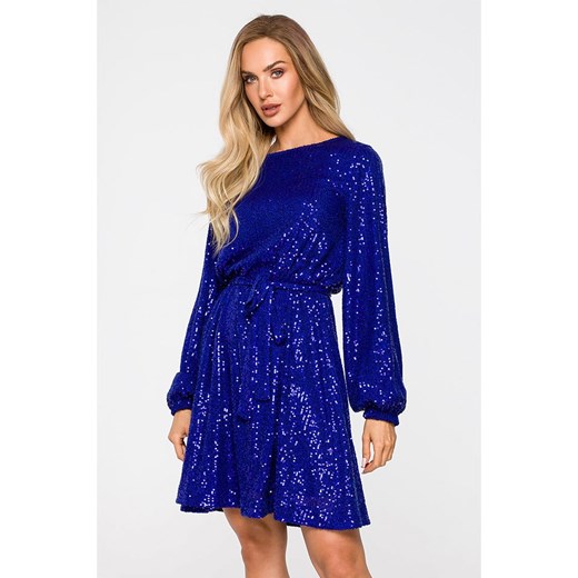 made of emotion Sukienka w kolorze niebieskim ze sklepu Limango Polska w kategorii Sukienki - zdjęcie 163714421