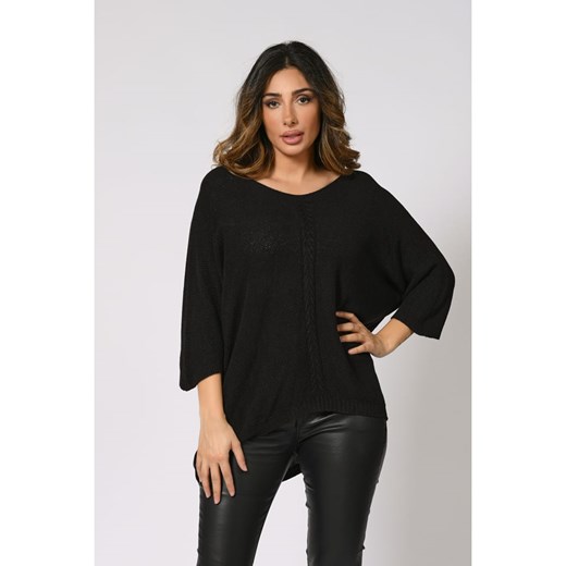 Plus Size Company Sweter "Ivola" w kolorze czarnym Plus Size Company 46/48 wyprzedaż Limango Polska