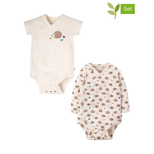 Frugi Body (2 szt.) w kolorze kremowym ze sklepu Limango Polska w kategorii Body niemowlęce - zdjęcie 163716183