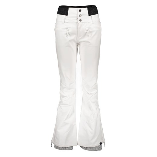 Roxy Spodnie narciarskie w kolorze białym ze sklepu Limango Polska w kategorii Spodnie damskie - zdjęcie 163720410